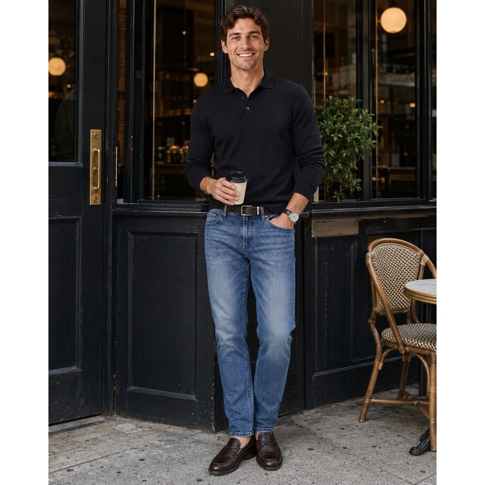 Banana Republic Premium Performance Jeans Mens 31x30 Slim Stretch Denim Blue